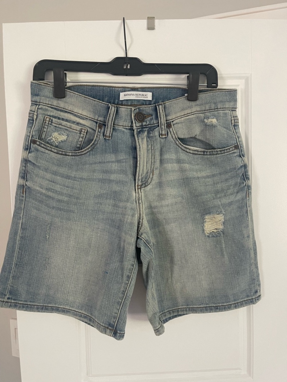 Banana republic women’s denim boyfriend shorts